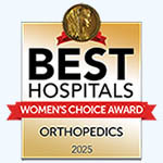 Beckers Spine - Top 300 Hospitals for Orthopedic Care for Women - 2025 Award Bug Beckers Spine - Top 300 Hospitals for Orthopedic Care for Women - 2025 Award Bug