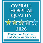 Center for Medicare & Medicaid Overall Hospital Quality Ranking: 5 Stars